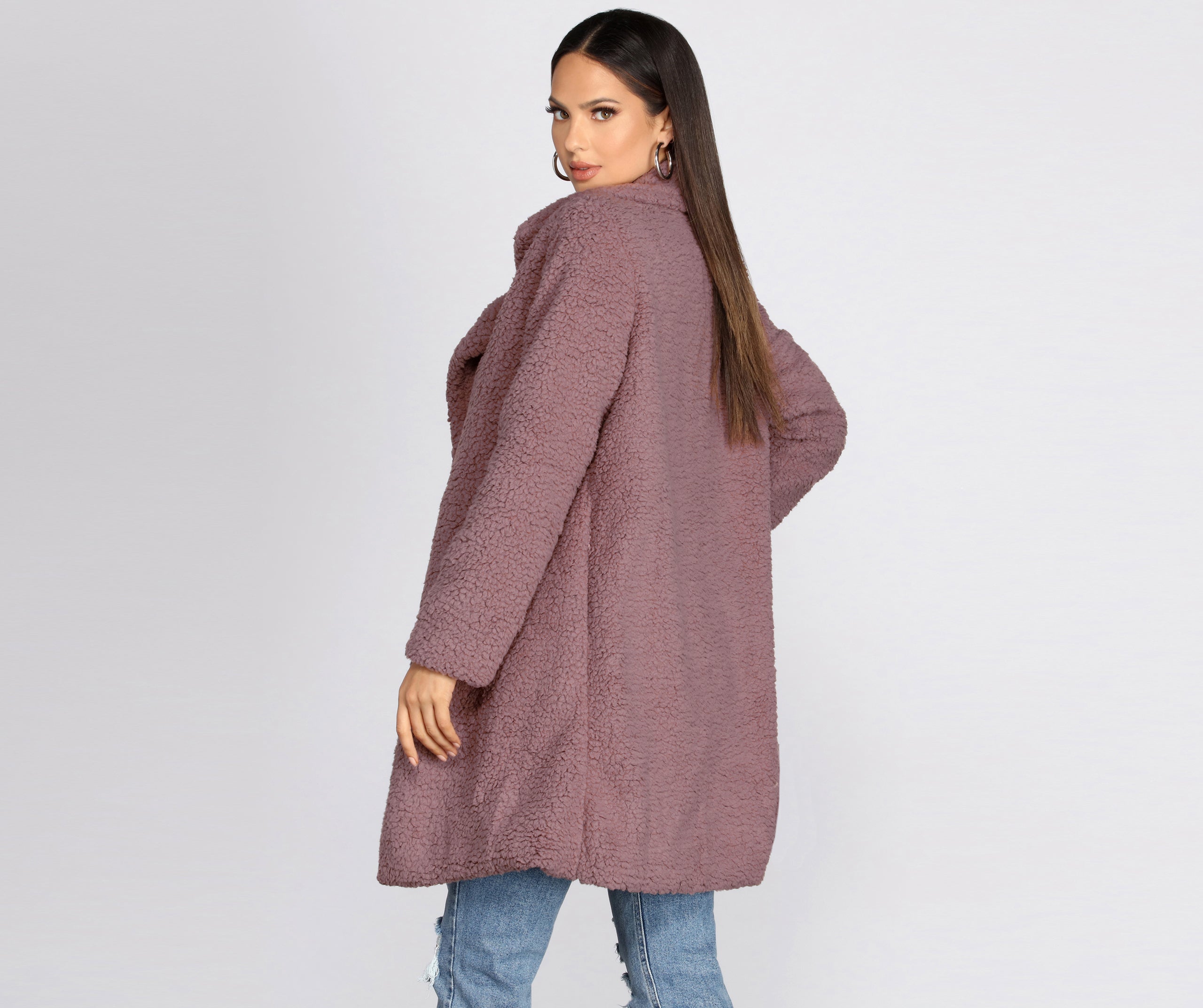Stay Snug Long Sherpa Jacket