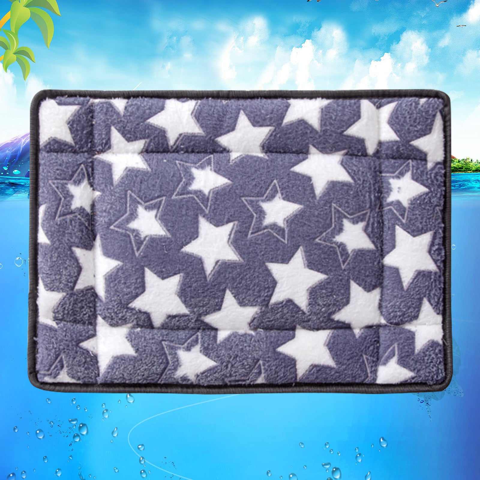 WANYNG Dog Cooling Mat For Large Dogs 2 In 1 Pet Cooling Pad Dog Bed Crate Pad Durable Cooling Dog Bed Mats For Small Medium Large Dogs Cats