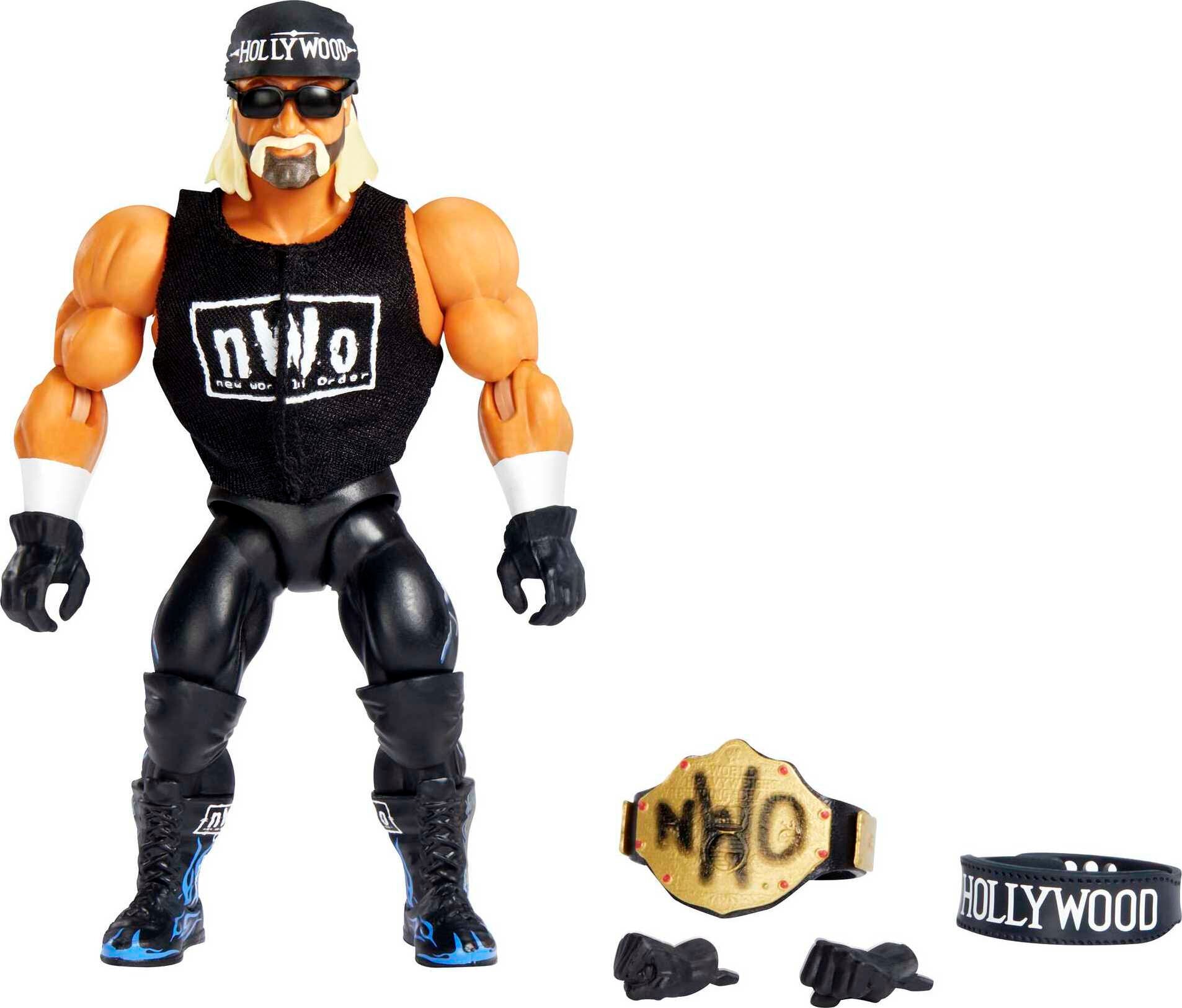 WWE Superstars Action Figures with Accessories， 1980s-Inspired Look (5.5 in) (Styles May Vary)