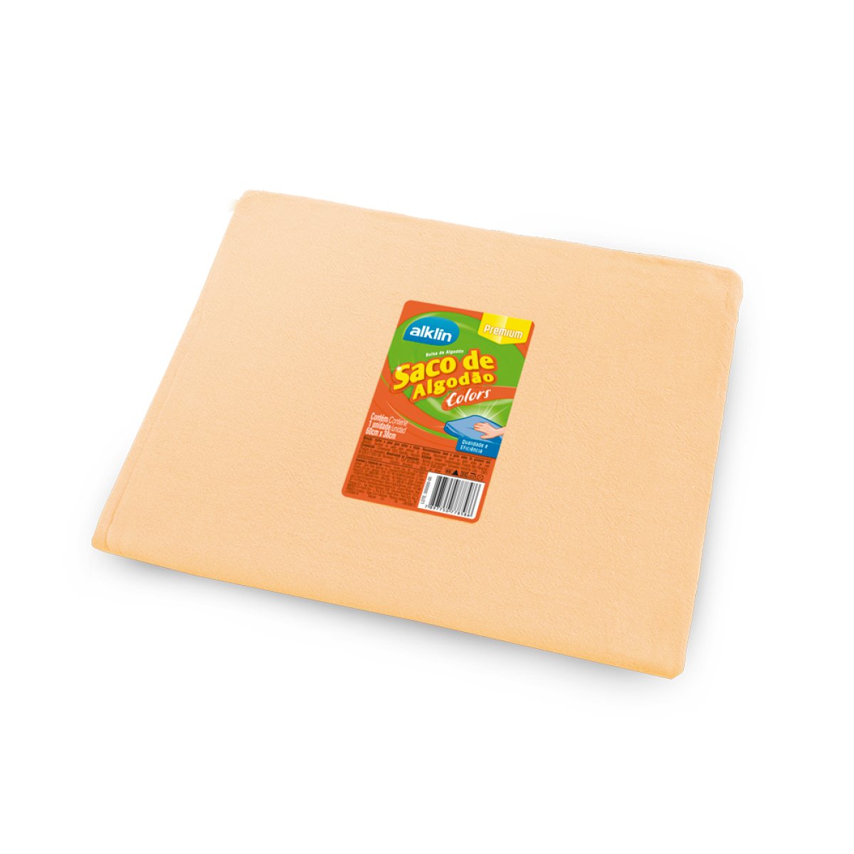 Saco De Algodao Premium colors Alklin 60x38 cm