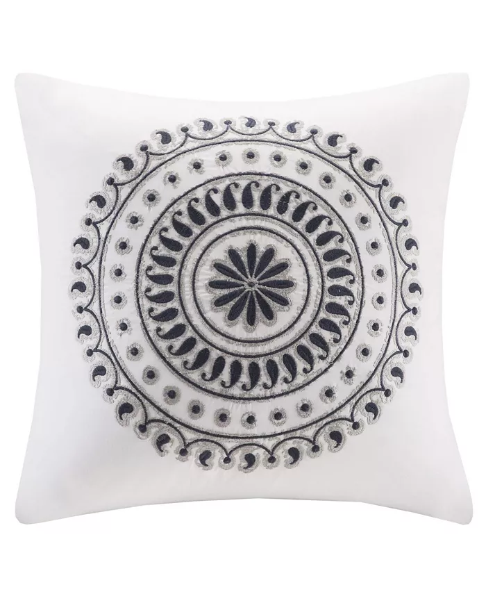 Gracie Mills II30-549 Fleur Square Pillow， 18