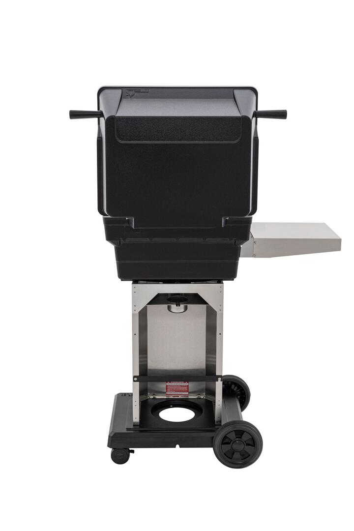 PGS ASPED-ANC Mounting Kit with Stainless Steel Pedestal and ANC Natural Gas Portable Base (Grill Head Not Included)