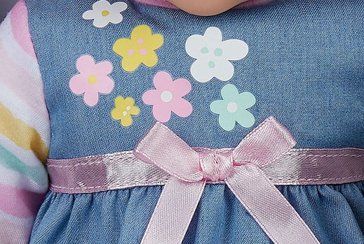 My Sweet Love Snuggle and Feed Time 12.5" Baby Doll, Light Skin Tone, Blue Outfit