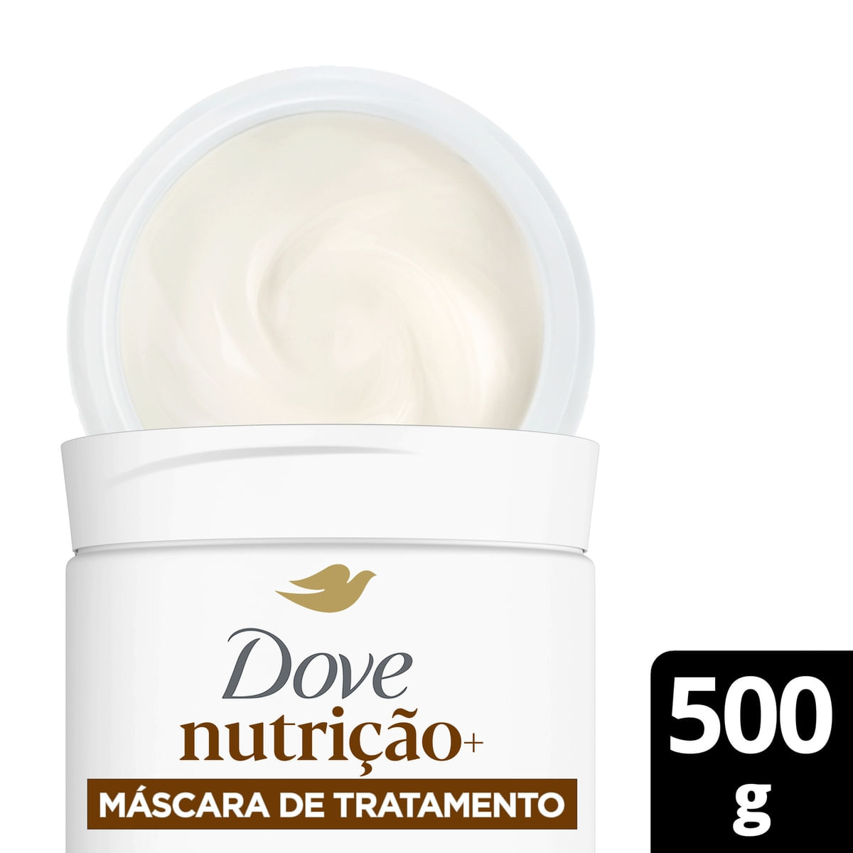 Mascara de Tratamento + Finalizador 2 em 1 DOVE Nutricao + Fusao de Oleos 500g