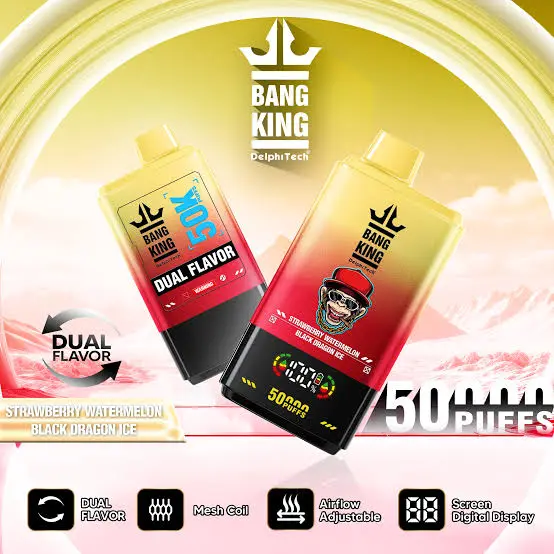 🔥 Bang King 50K Puffs Double Flavours Disposable Vape