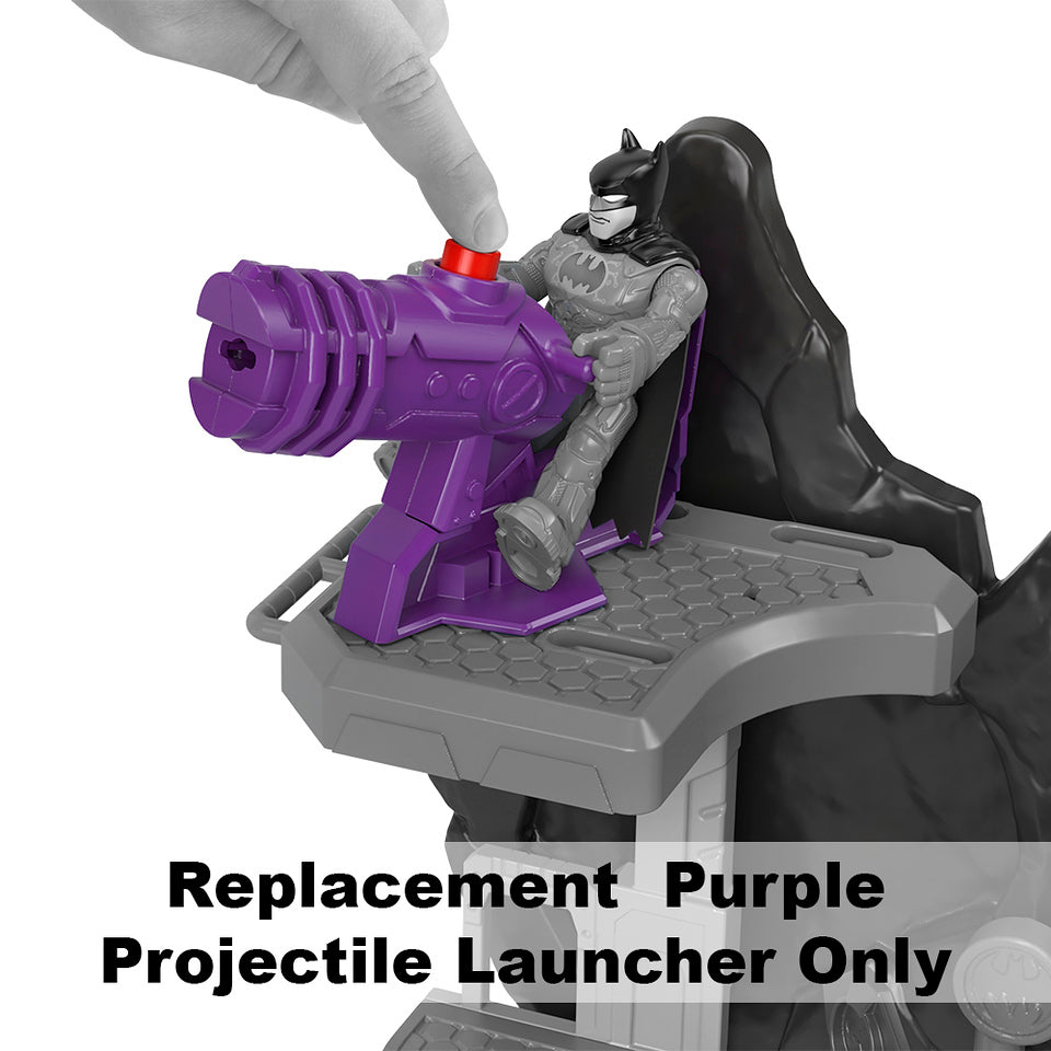 Replacement Part for Imaginext DC Super-Friends Bat-Tech Batcave - GYV24 ~ Replacement Purple Projectile Launcher