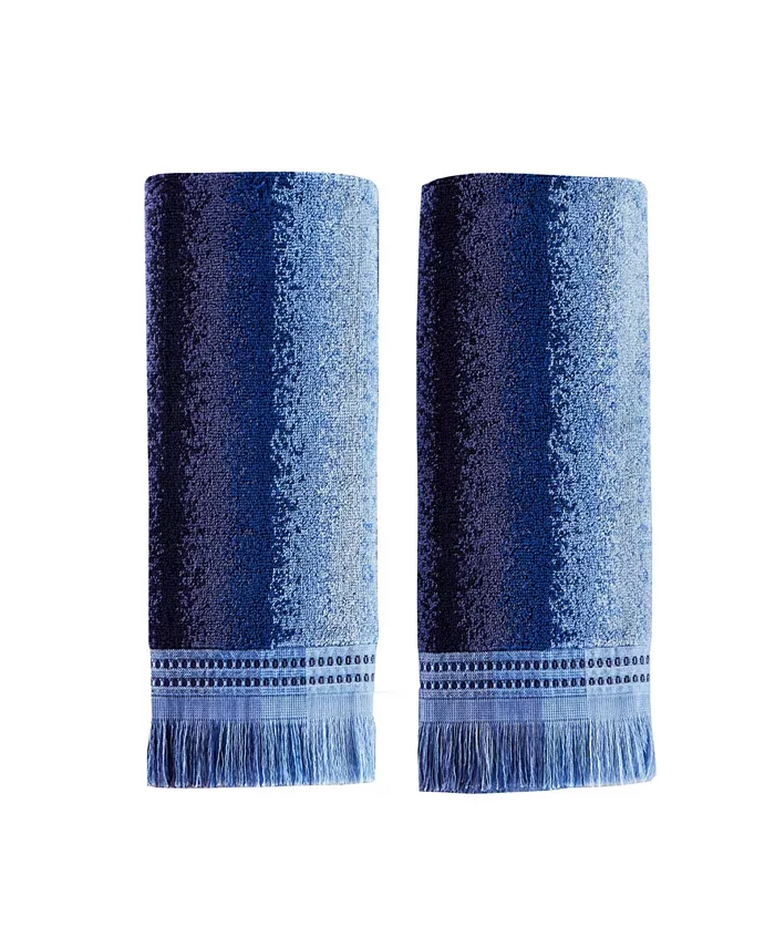 Saturday Knight Eckhart Stripe 2 Piece Hand Towel Set