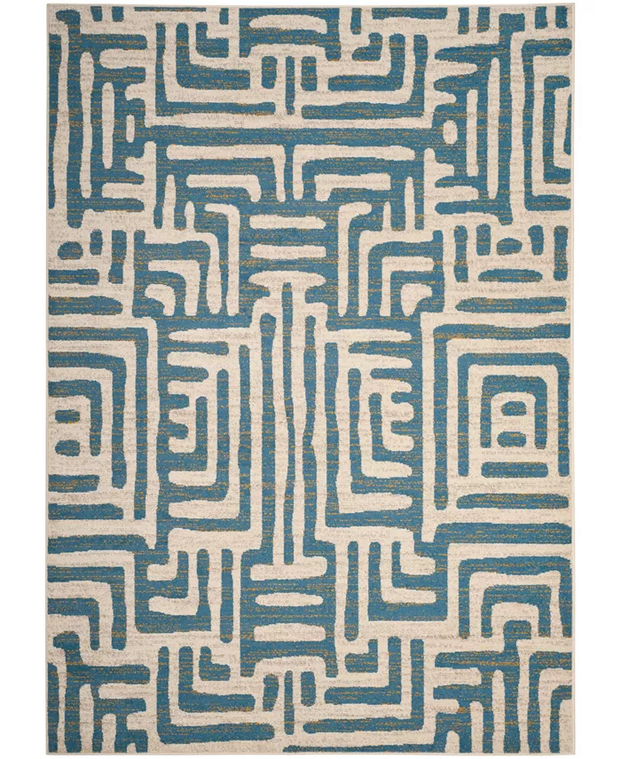 Safavieh Amsterdam 106 Ivory and Light Blue Area Rug Collection