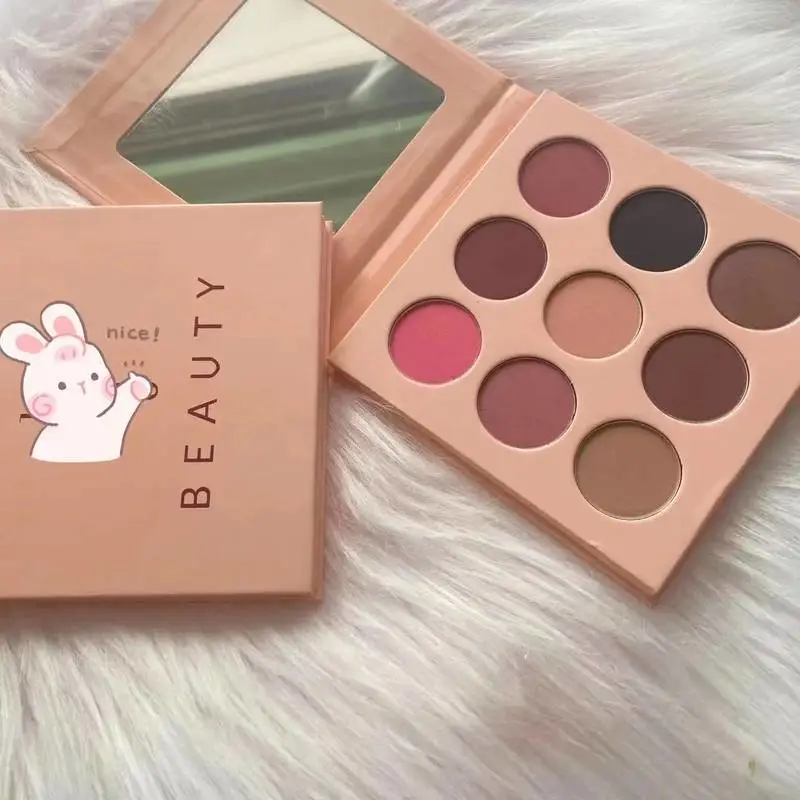 Free Combination Custom High Pigment 9 Color Eyeshadow Palette
