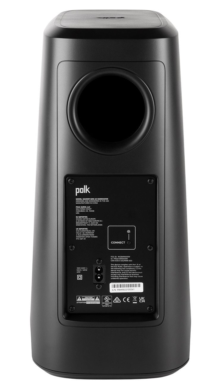 Polk Audio MagniFi Mini AX Ultra-Compact Dolby Atmos and DTS:X Sound Bar With Wireless Subwoofer