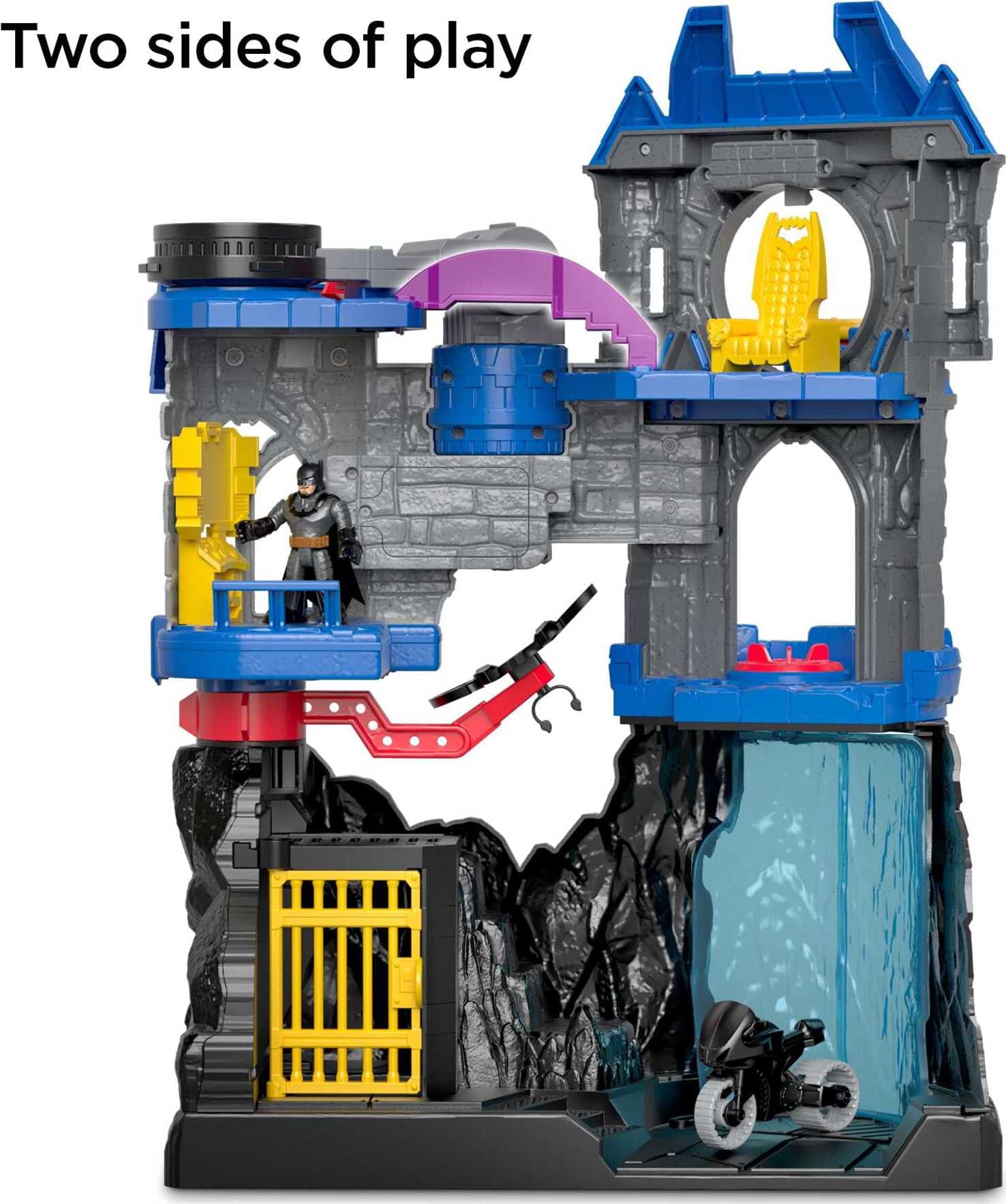 Imaginext DC Super Friends Wayne Manor Batcave Playset with Batman Figure and Accessories