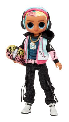 LOL Surprise OMG Guys Fashion Doll Cool Lev With 20 Surprises including Skateboard, Great Gift for Kids Ages 4 5 6+