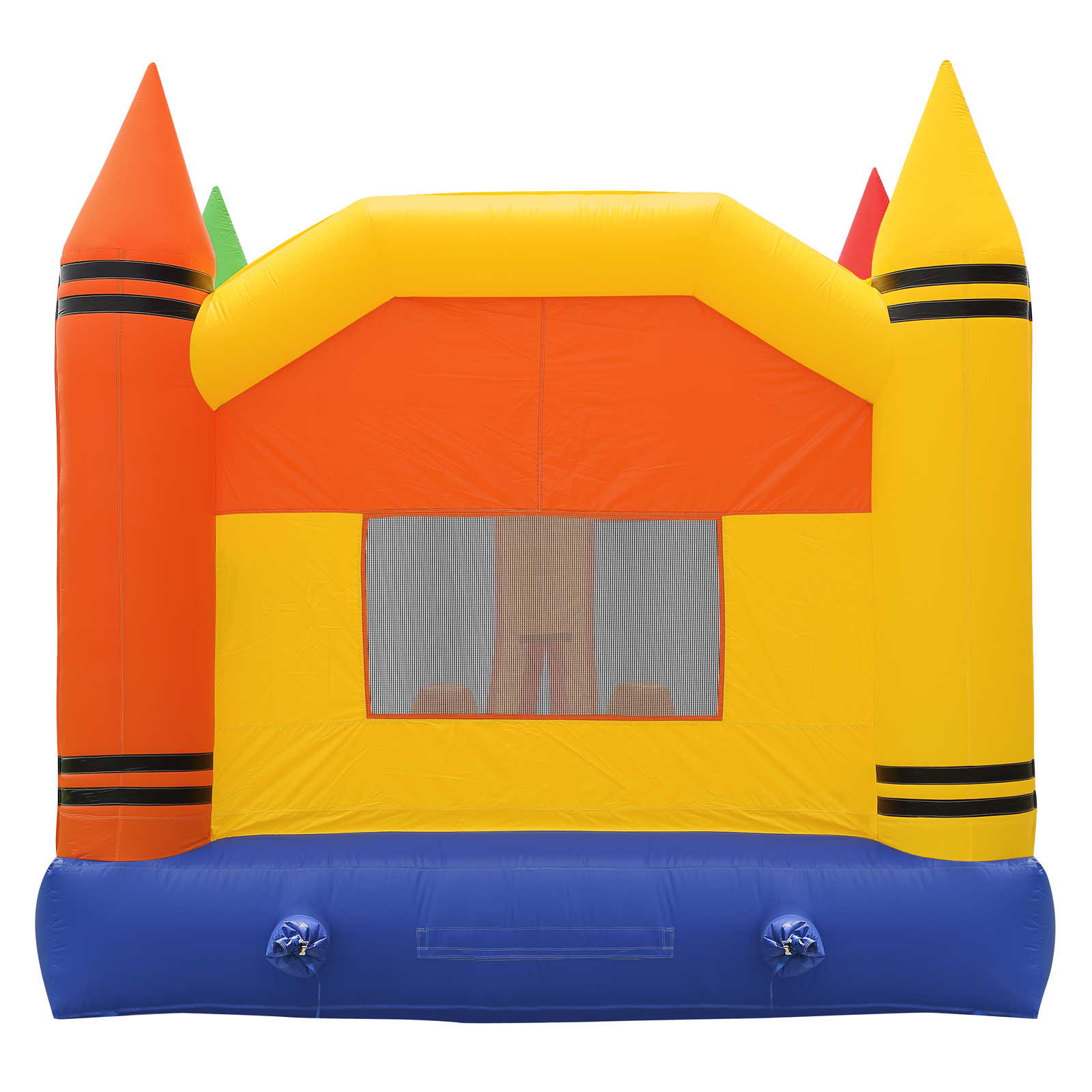 Inflatable HQ Commercial Grade Bounce House - PVC Crayon Castle Jumper