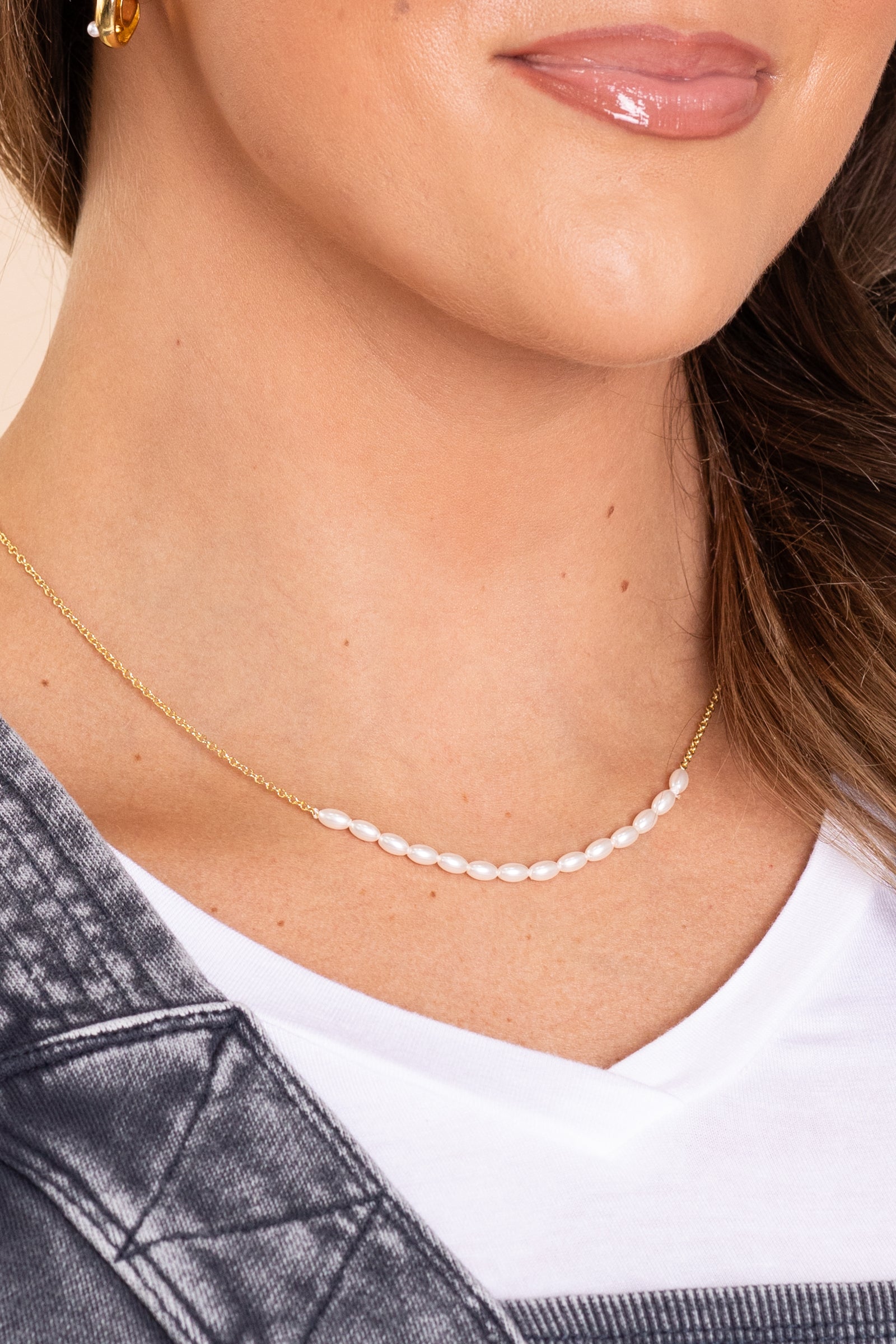 Carrie Pearl Necklace
