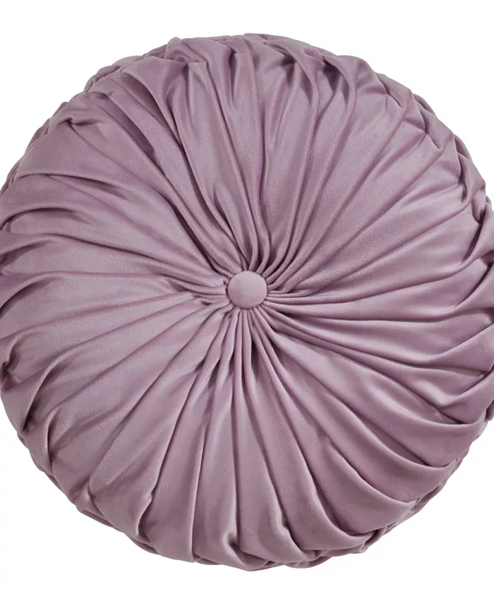 Saro Lifestyle Velvet Pintuck Decorative Pillow， 14