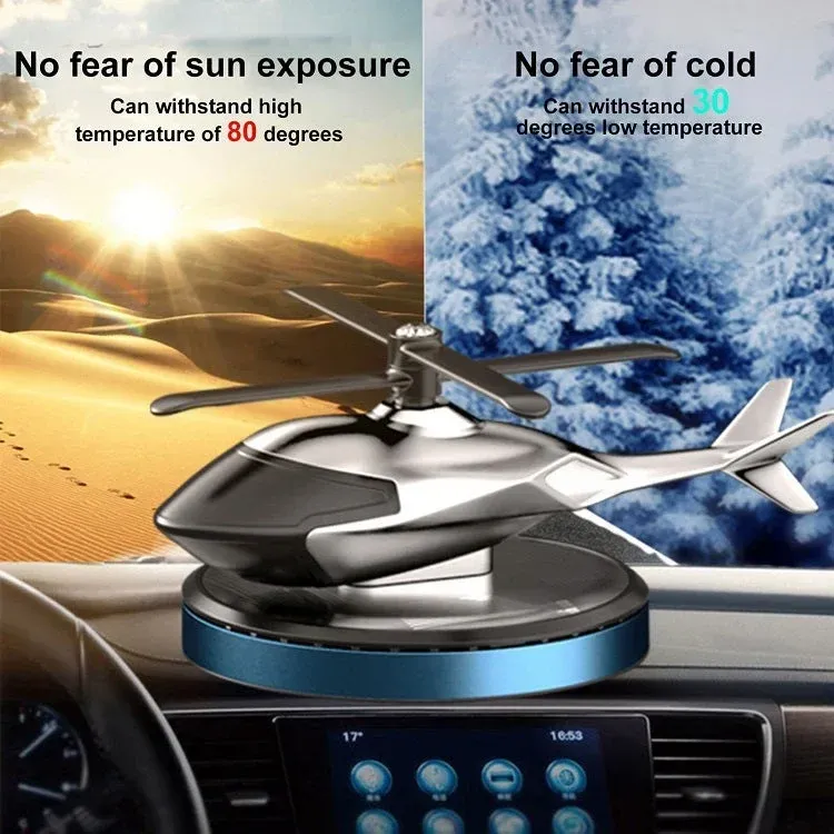 🔥BIG SALE - 47% OFF🔥🔥-🎁Metal Solar Helicopter Air Freshene