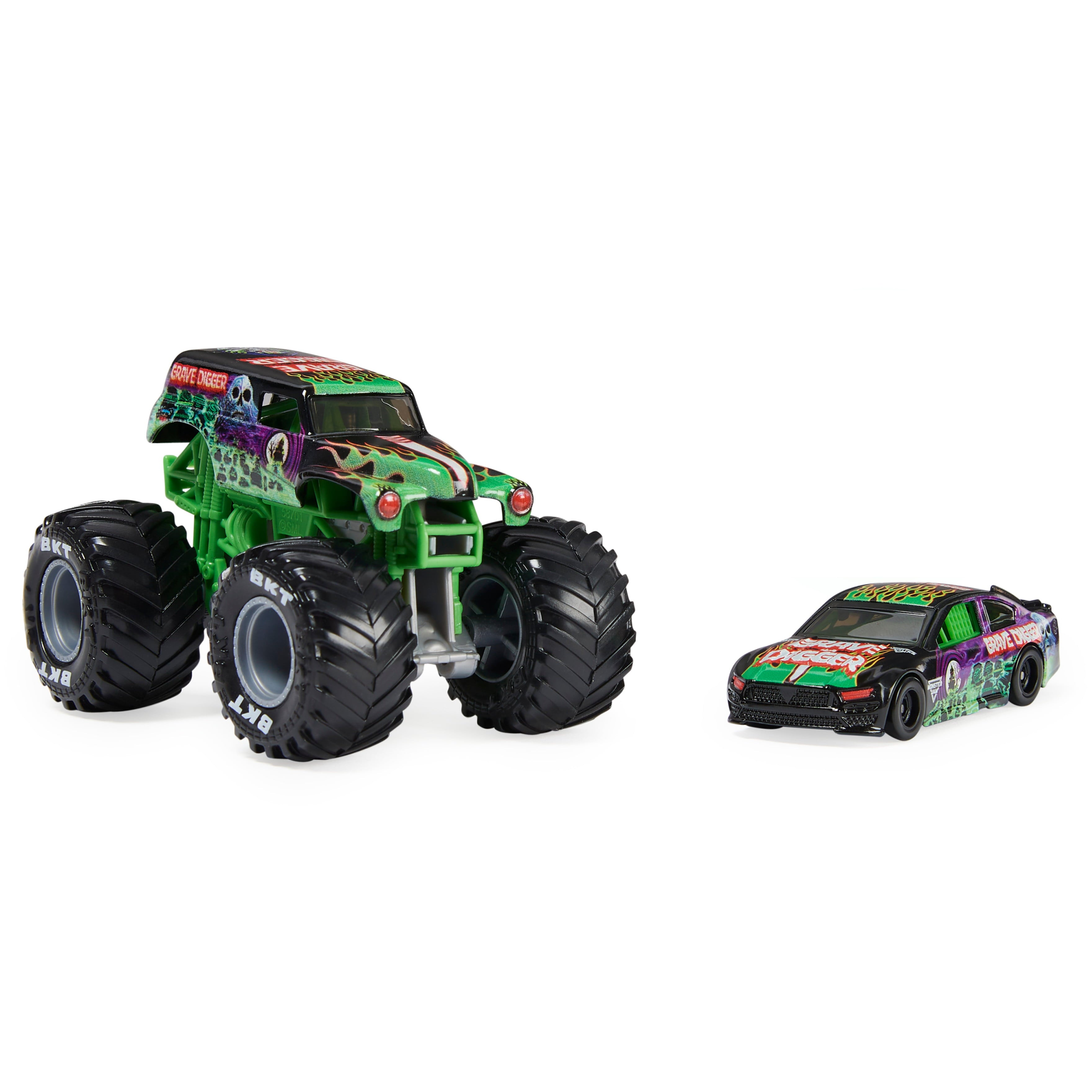 Monster Jam Grave Digger Truck and Race Car (Walmart Exclusive)