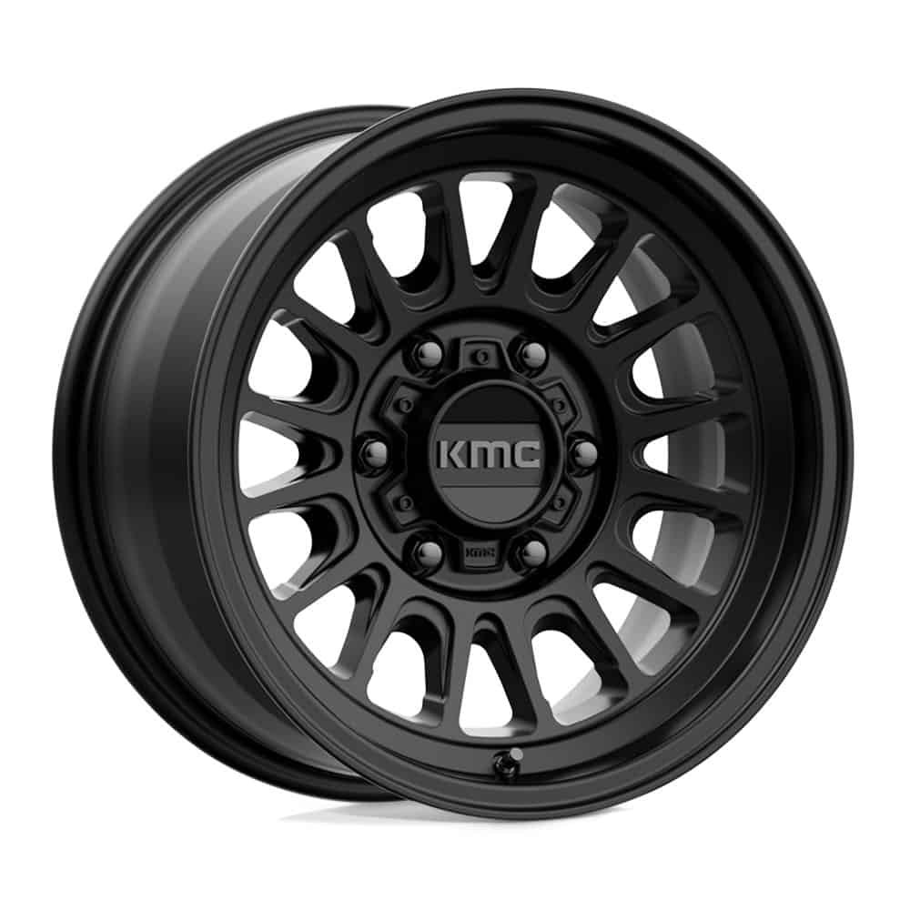 KMC Wheels KM724 16X8 6X5.5 S-BLK 00MM
