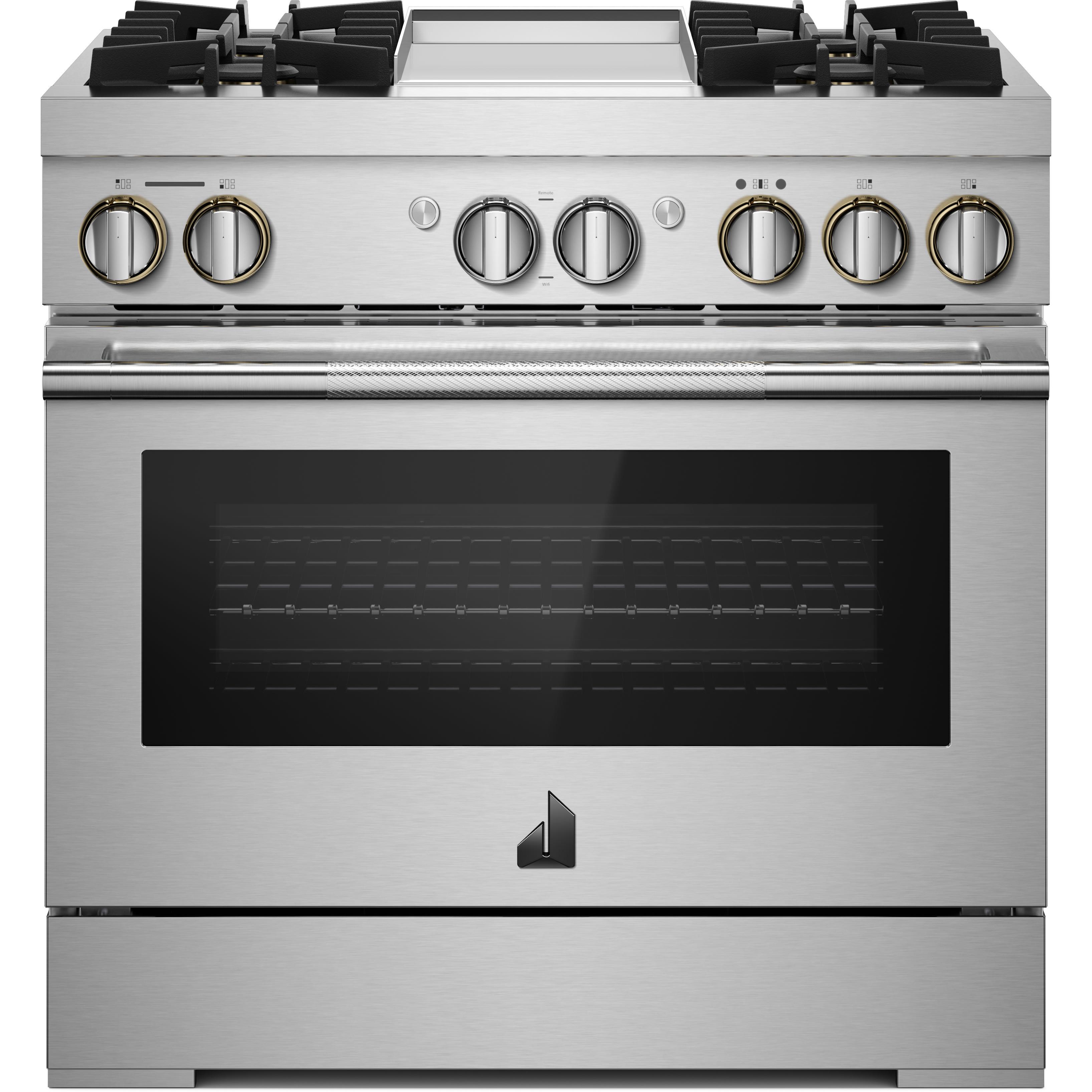 JennAir 36-inch Freestanding Dua-Fuel Range with JennAir® Culinary Center JDRP536HL