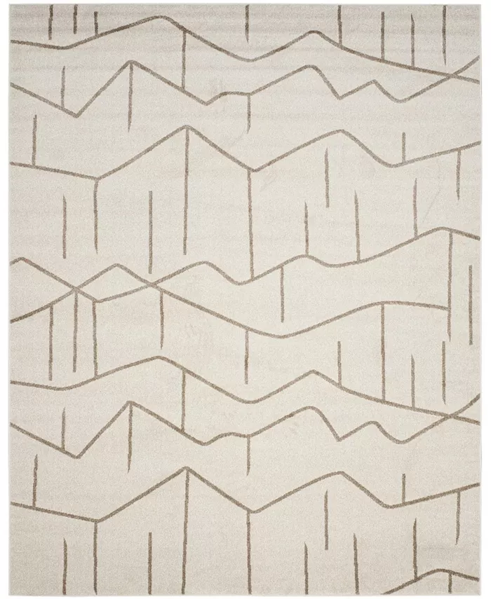 Safavieh Amherst Ivory and Gray Outdoor Area Rug Collection