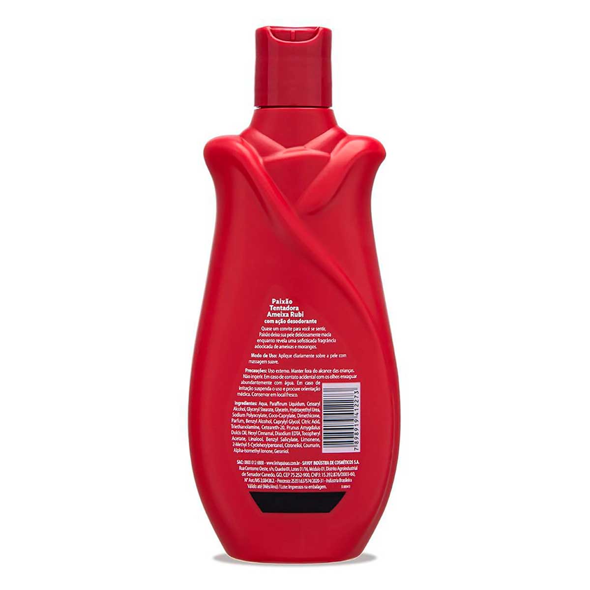 Hidratante Paixao Tentadora com Oleo de Amendoas acao desodorante 400ml