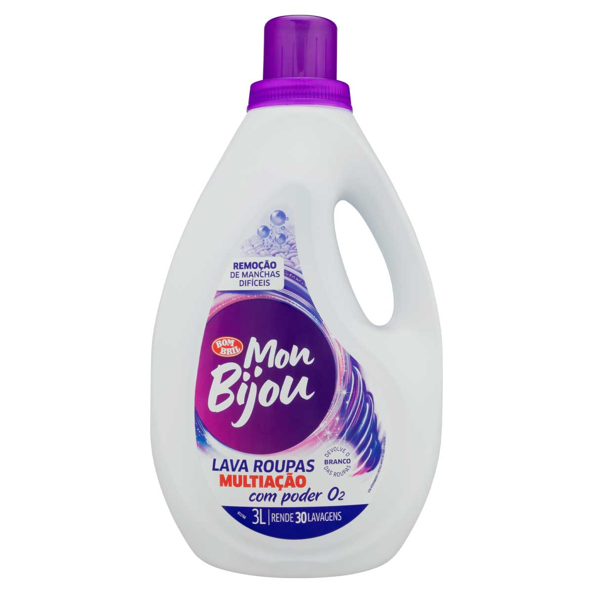 Lava-Roupas Liquido Mon Bijou Multiacao Galao 3l