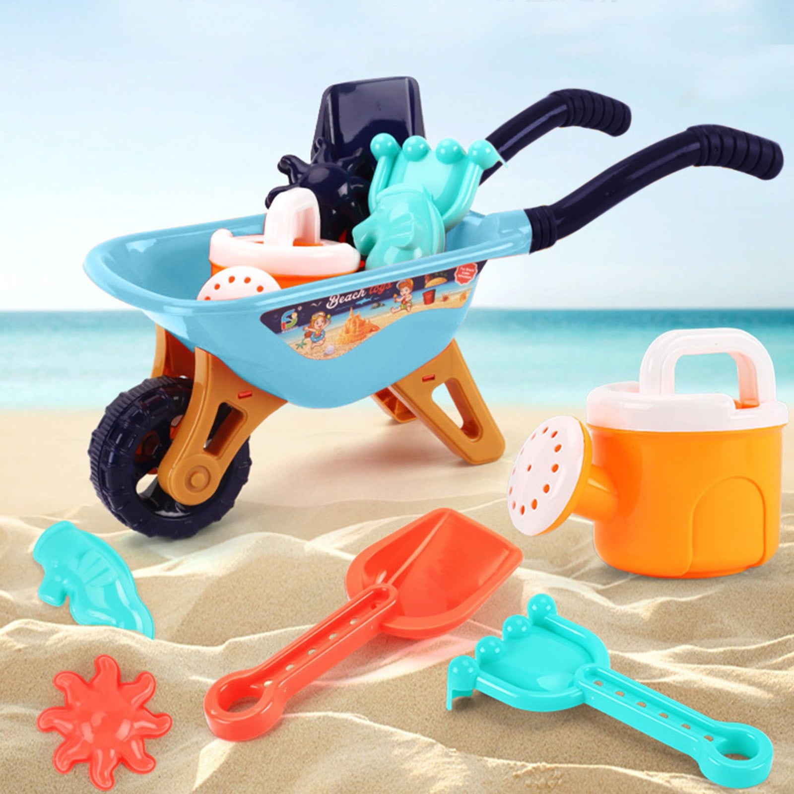 Wiggle Car Ride on Toy Beach Toy Sand Set Sand Play Sandpit Toy Summer Outdoor Toy For Boys And Girls plastic