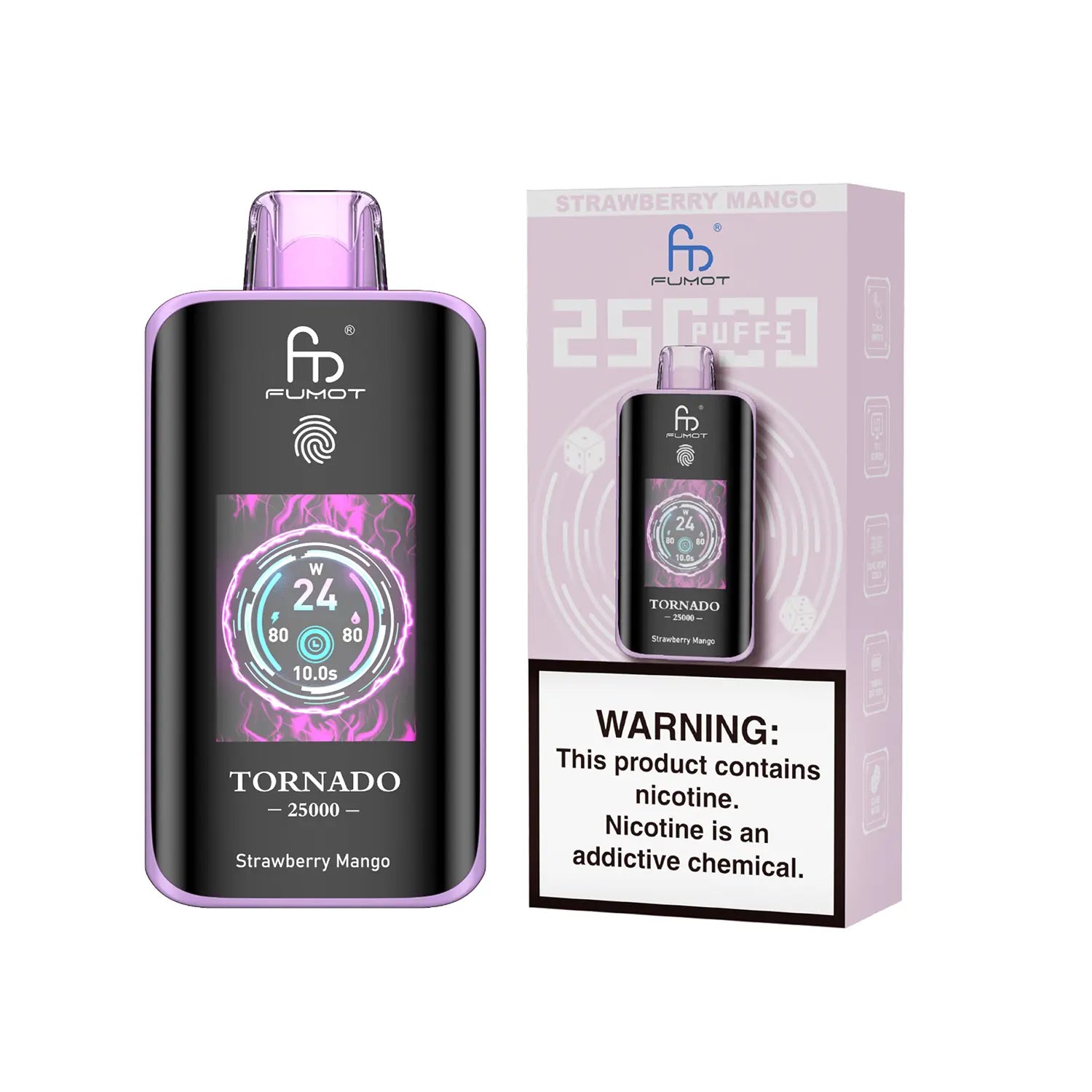 Fumot Tornado Vape 25000 - Strawberry Mango