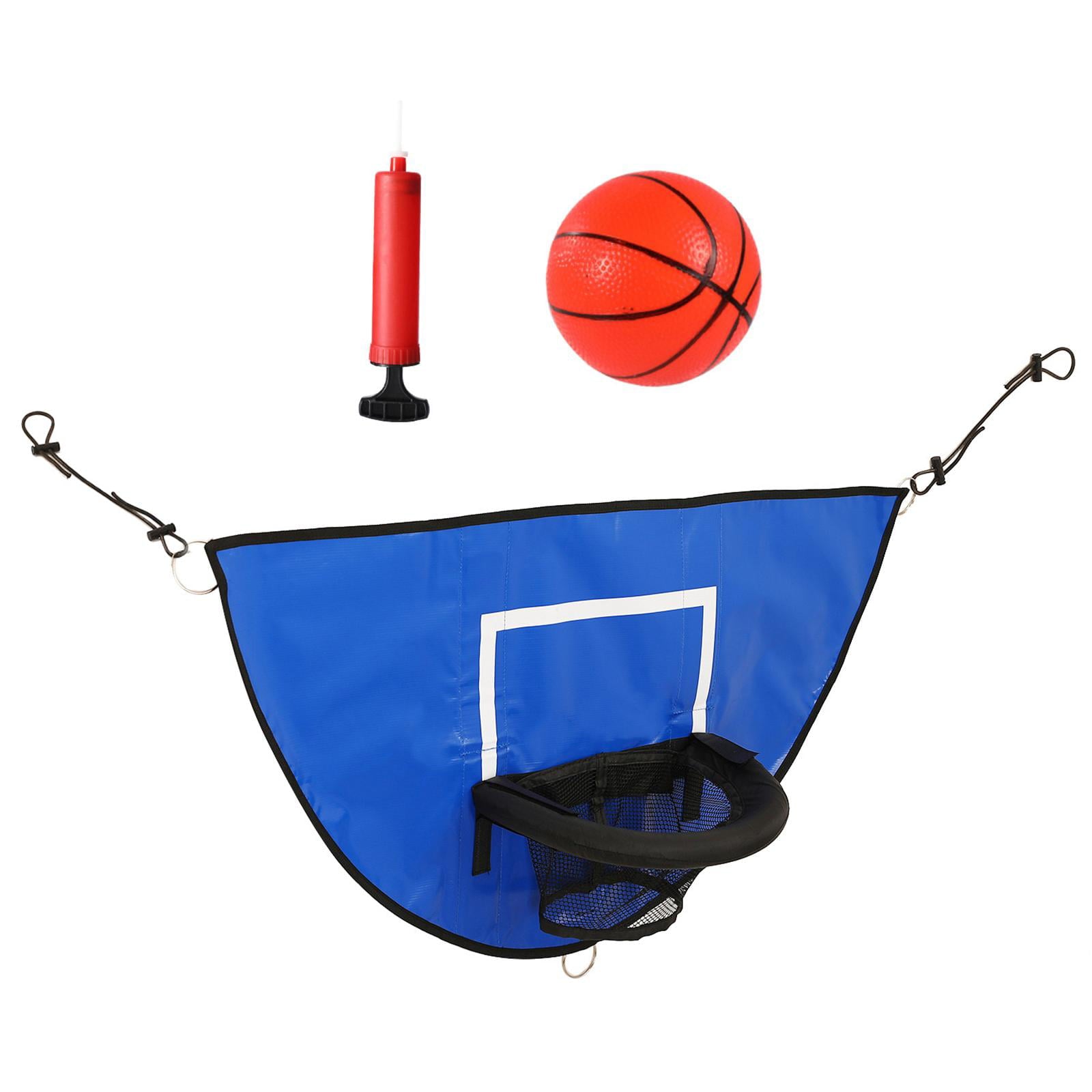 Universal Trampoline Basketball Hoop for Kids， including Small Basketball， Mini Basketball Hoop for Trampoline for Boys Girls Basketball Training