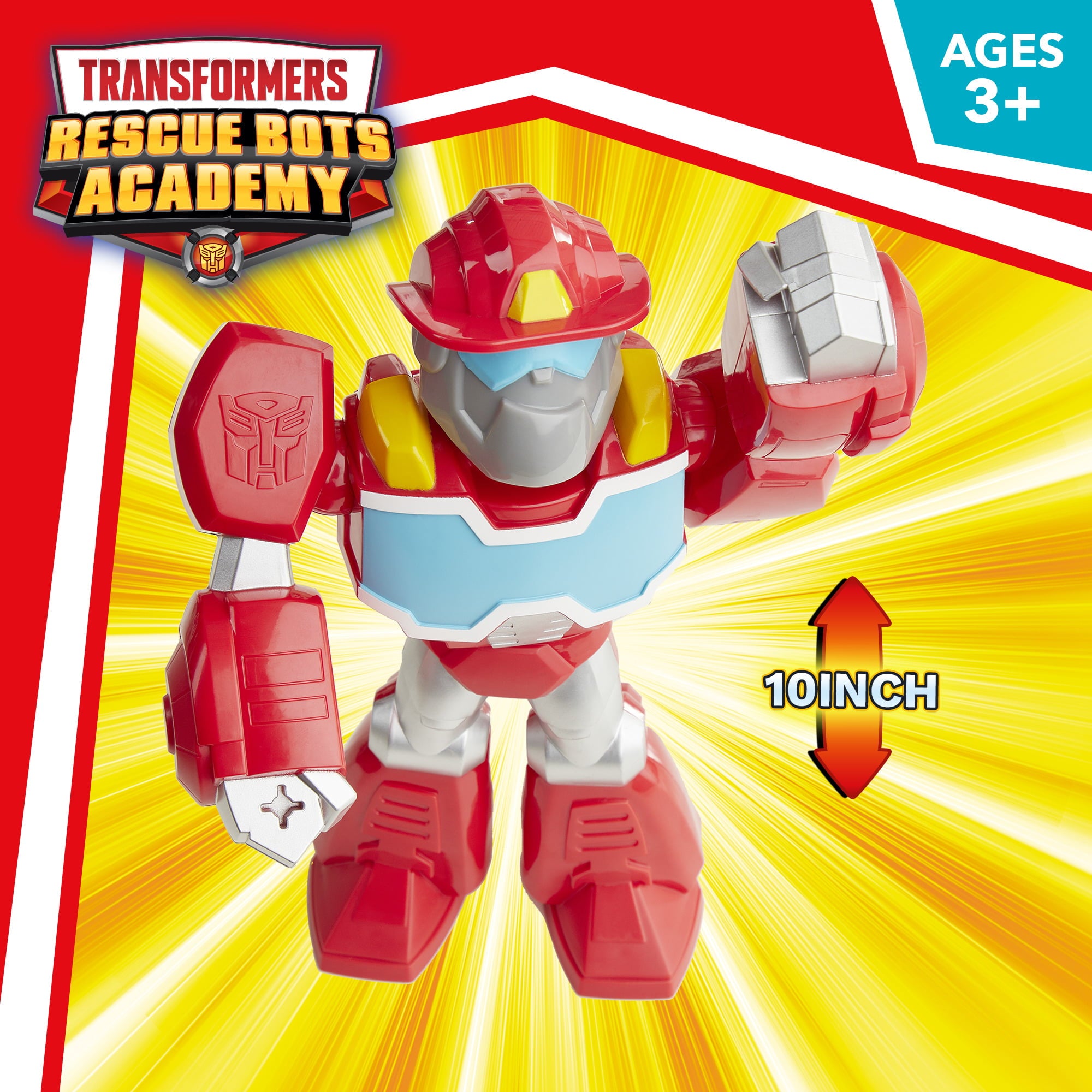 Transformers Rescue Bots Academy Mega Mighties Heatwave theFire-Bot Figures
