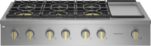 Monogram ZGU486NDTSS 48quot Professional Gas Rangetop with 6 Burners and