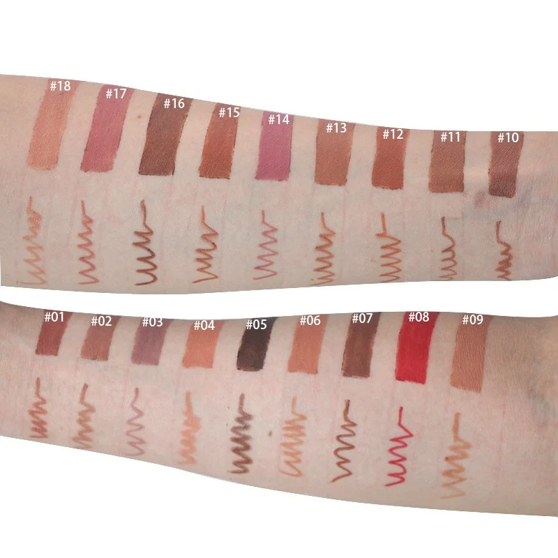 The 18 Shades Lip Pencils for Precise Lining and Filling