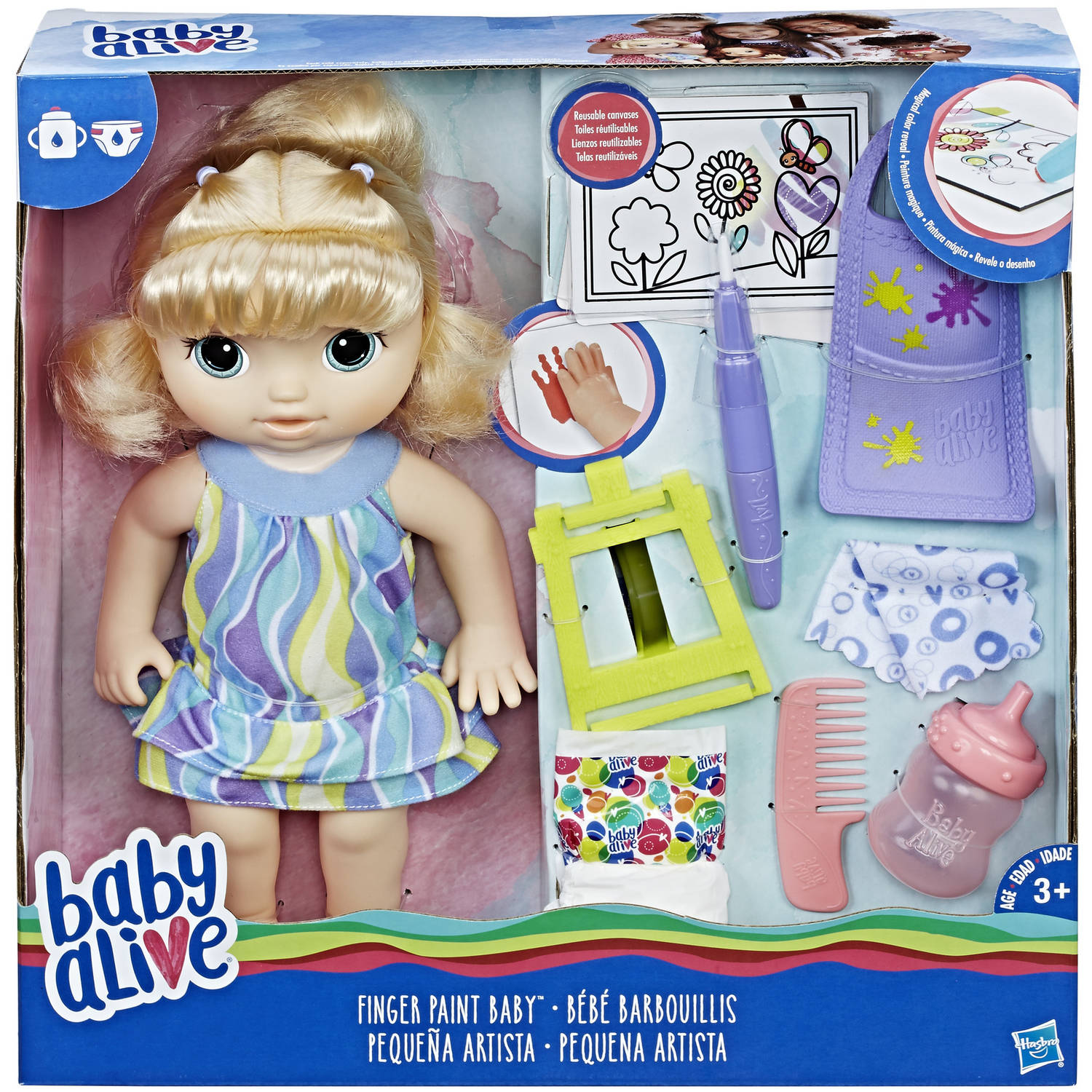 BABY ALIVE FINGER PAINT BABY BLONDE