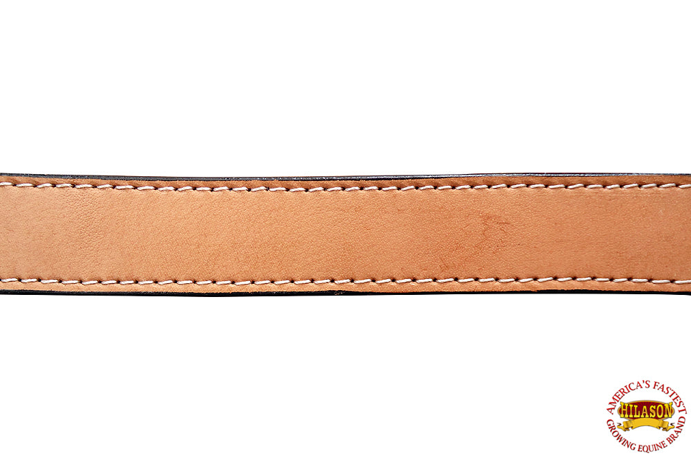 86BH Western Horse Breast Collar Tack American Leather Tan Hilason