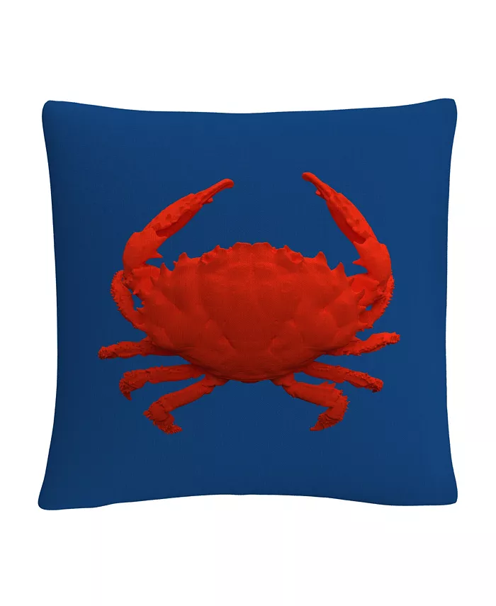 Baldwin ABC Modern 3D Red Crab Decorative Pillow， 16