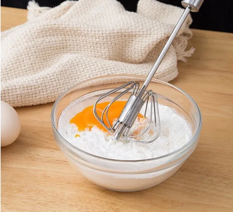 🔥BIG SALE - 49% OFF🔥Stainless Steel Semi-Automatic Whisk - BUY 2