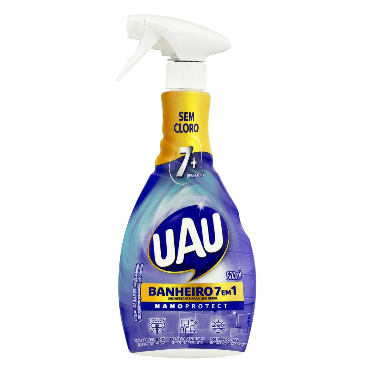 Desinfetante Banheiro Uau 500ml Borrifador