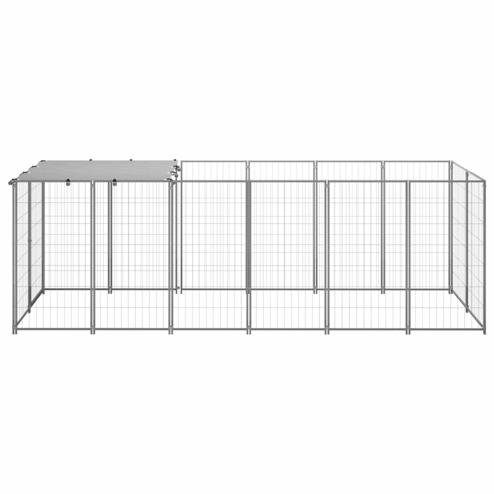 Carevas Dog Kennel Silver 129.9