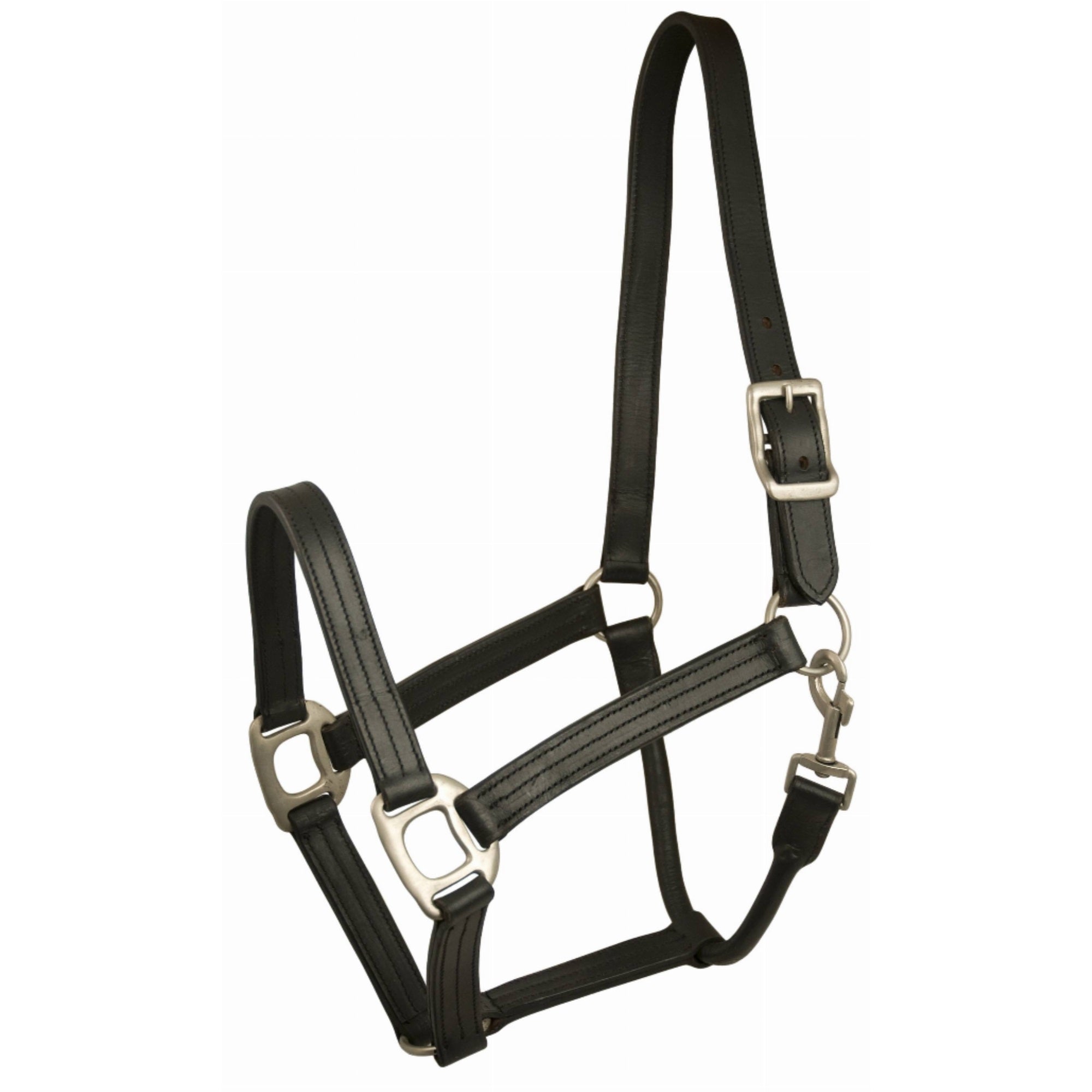 Gatsby Triple Stitched Leather Halter