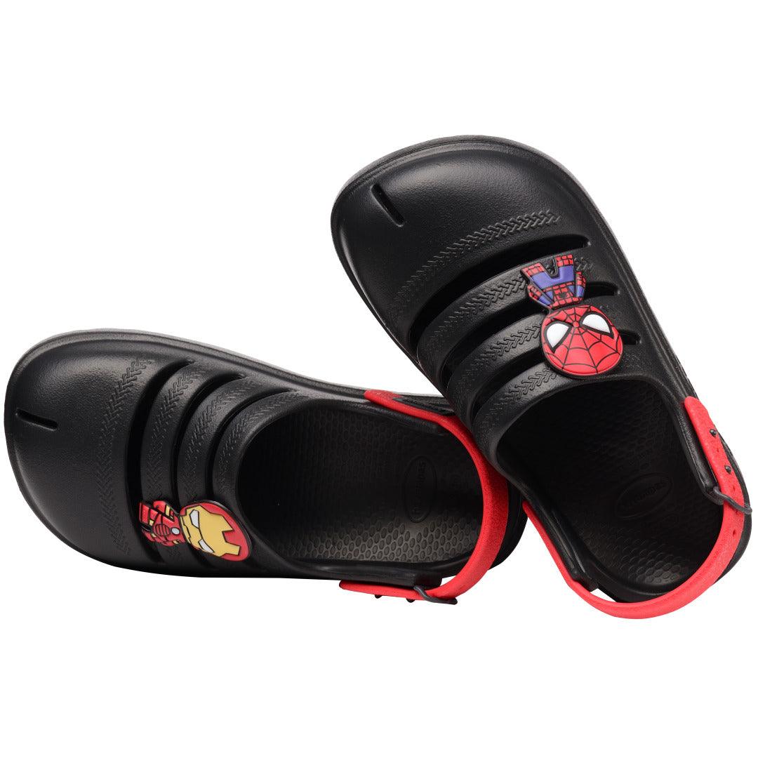 Clog Havaianas Infantil Marvel Homem de Ferro Novo Grafitte
