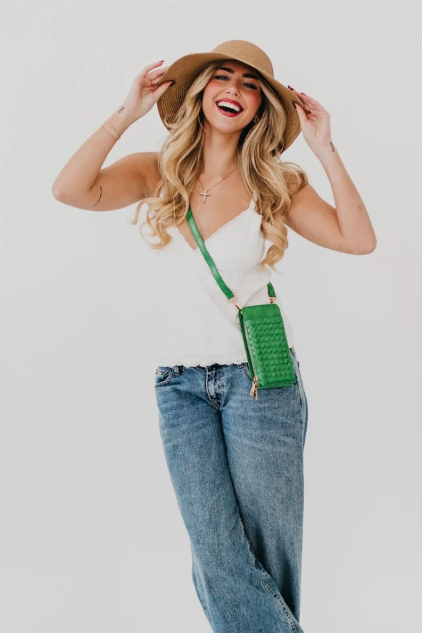 PRE-ORDER Woven Double Duty Phone Bag shipping apx 4/30