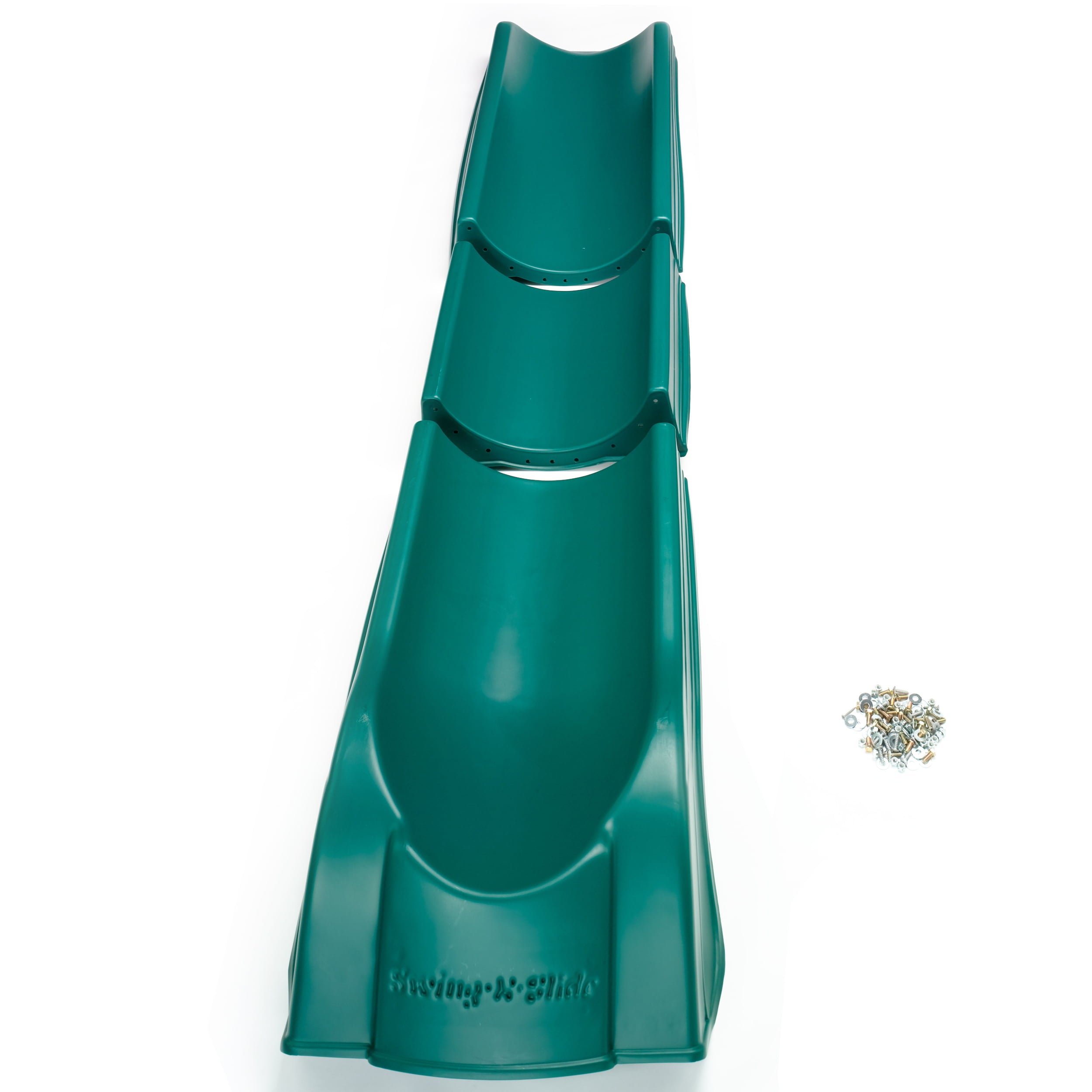 Swing-N-Slide 5 Foot Super Summit Slide with Lifetime Warranty， Green