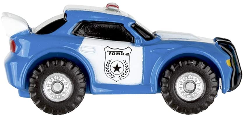 Tonka - Micro Metals Multipack - Police Cruiser， Fire Truck， Garbage Truck ， Dump Truck (Blind)