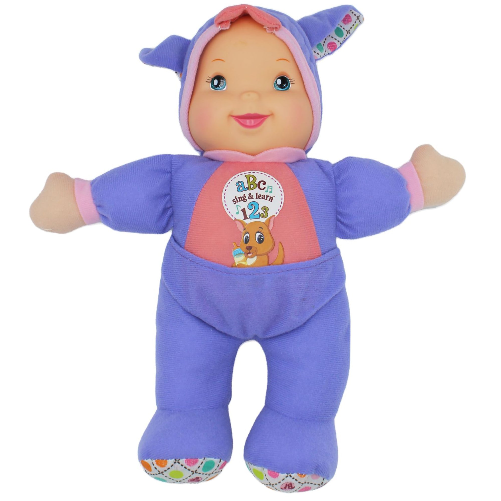 Baby's First Sing & Learn Purple Kangaroo Toy Doll - All Ages