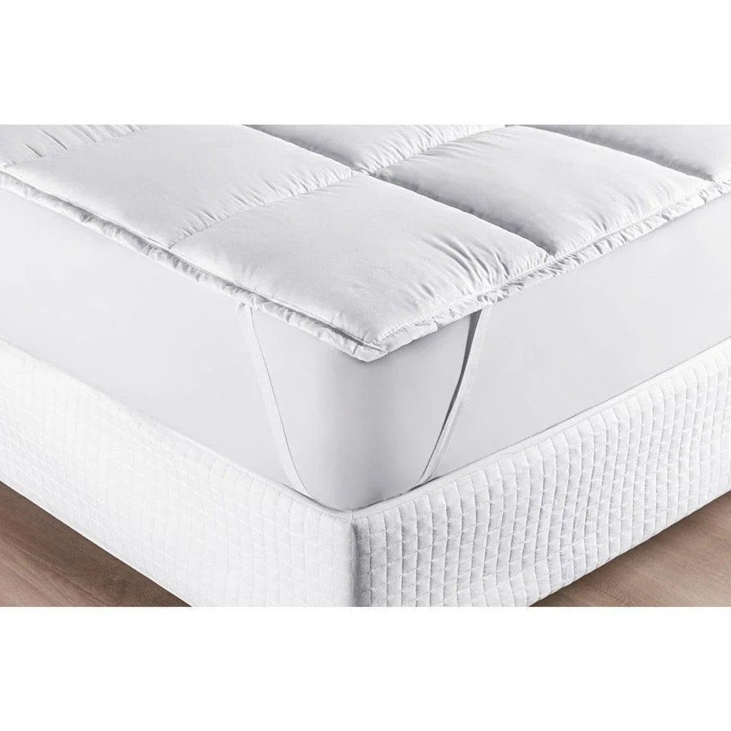 Pillow Top Ultra Confort™ - Micro Percal 400 Fios: Proteção Elegante e Toque Aveludado.
