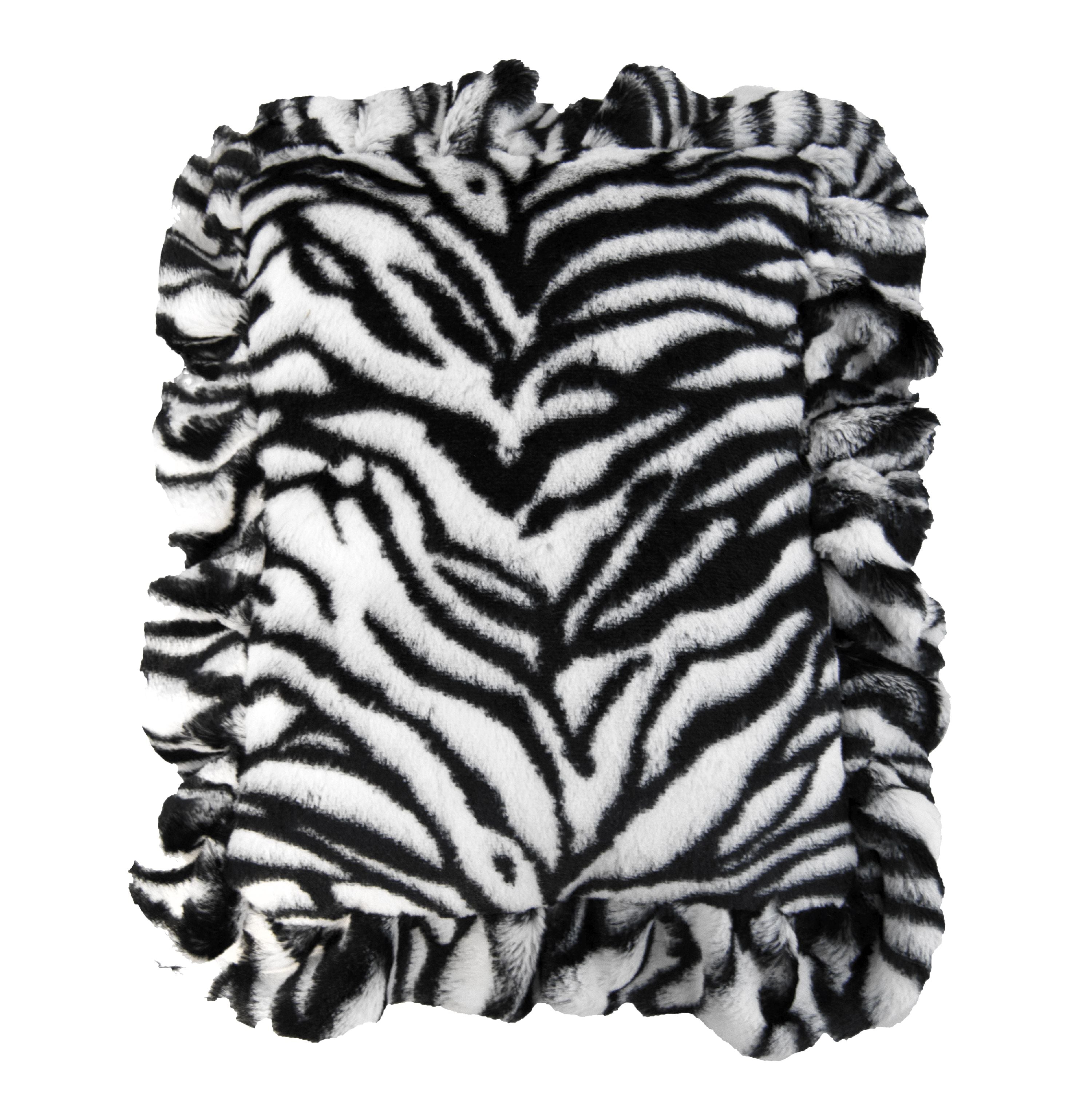 Bessie and Barnie Mesh Deluxe Zebra / Lollipop Pet Dog Durable Crate Pad