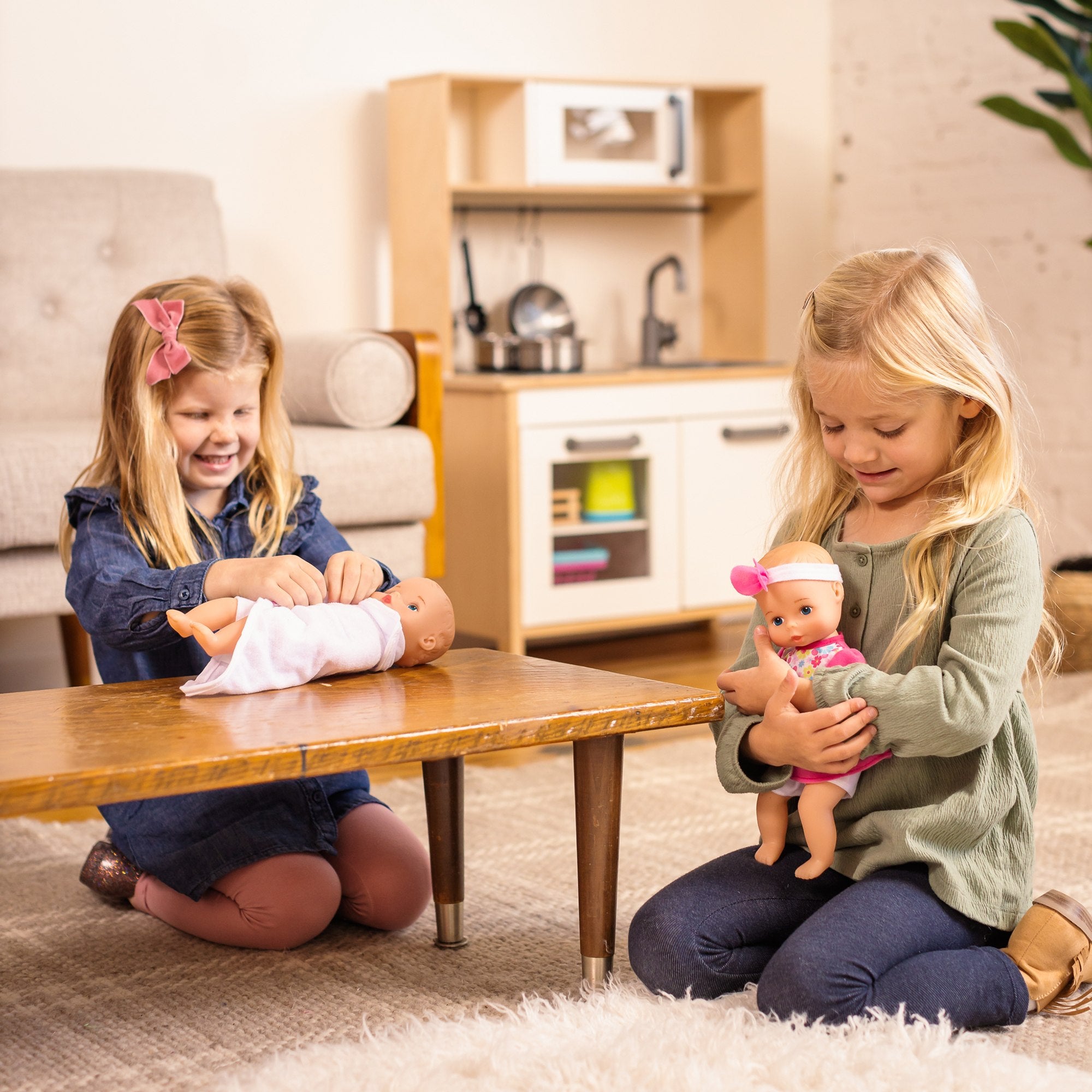 Goldberger Doll baby's First Kisses Animal Print Top African-American