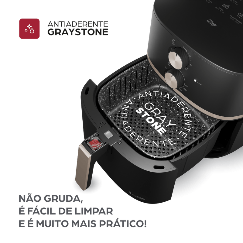 Fritadeira Elétrica WAP Air Fryer Grand Family 5,2L
