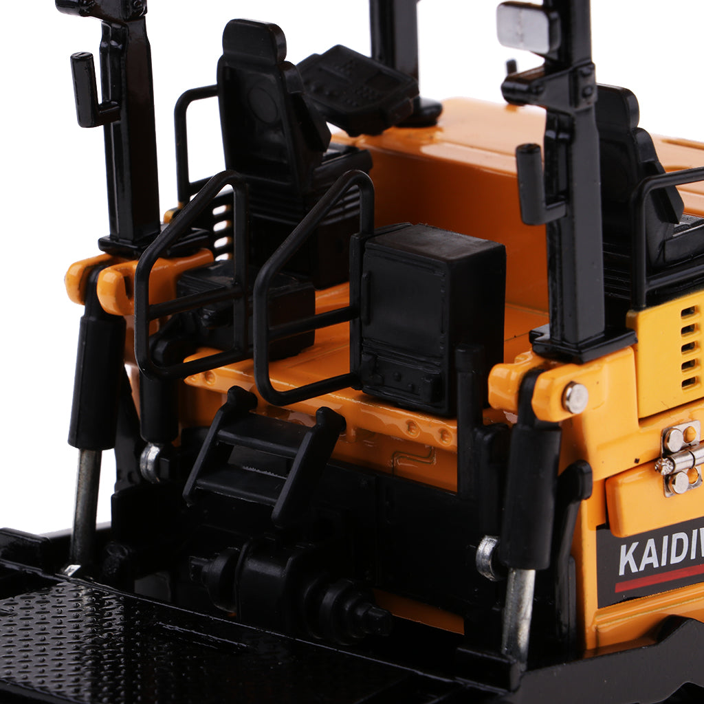Children Kids 1/40 Alloy Tracked Paver Engineering Model Toy Vehicles Yellow