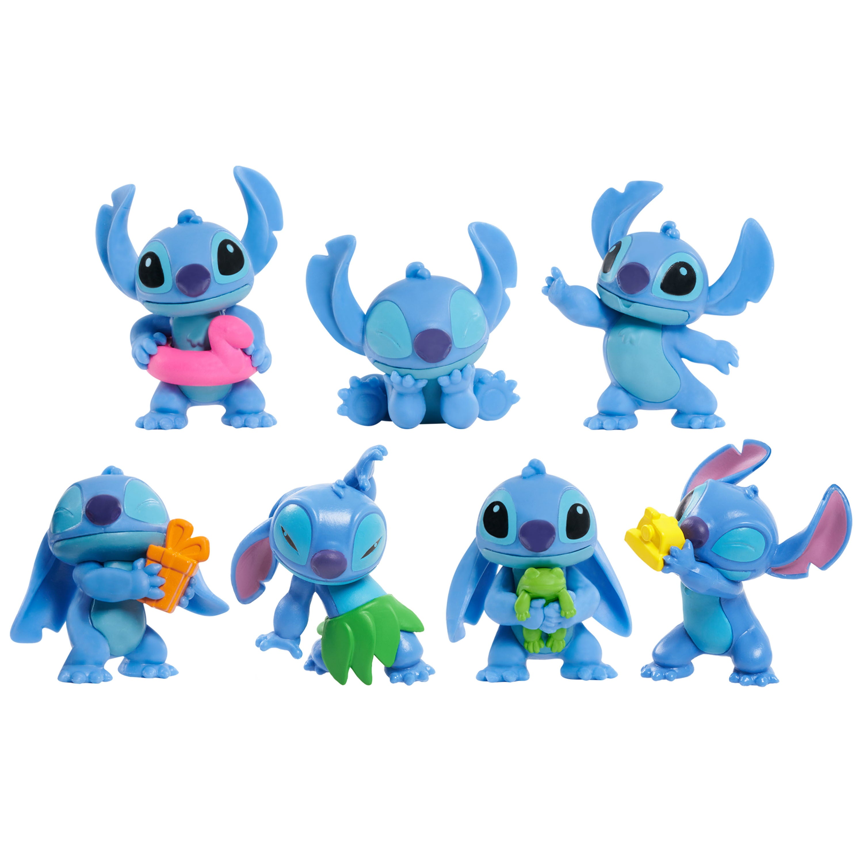 Disney Stitch Collectible Figure Set， Officially Licensed Kids Toys for Ages 3 Up， Gifts and Presents